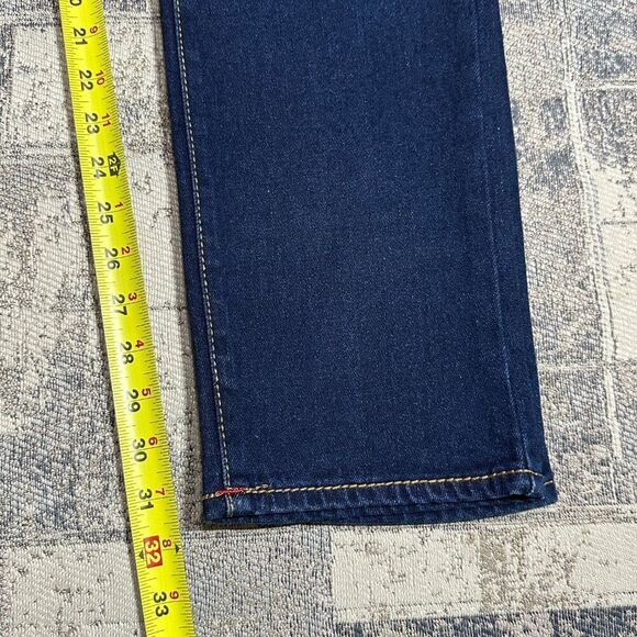 NWT True Religion Men Jeans Blue ROCCO Big T Flap Relaxed Skinny $199 size 34 36 - Picture 9 of 16